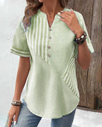 Meline | Soft Striped Blouse