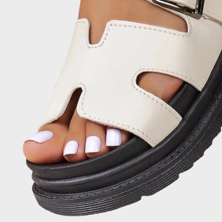 Elvanna | Sandales orthopédiques avec design en H