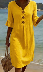 Amaia | Elegant linen dress