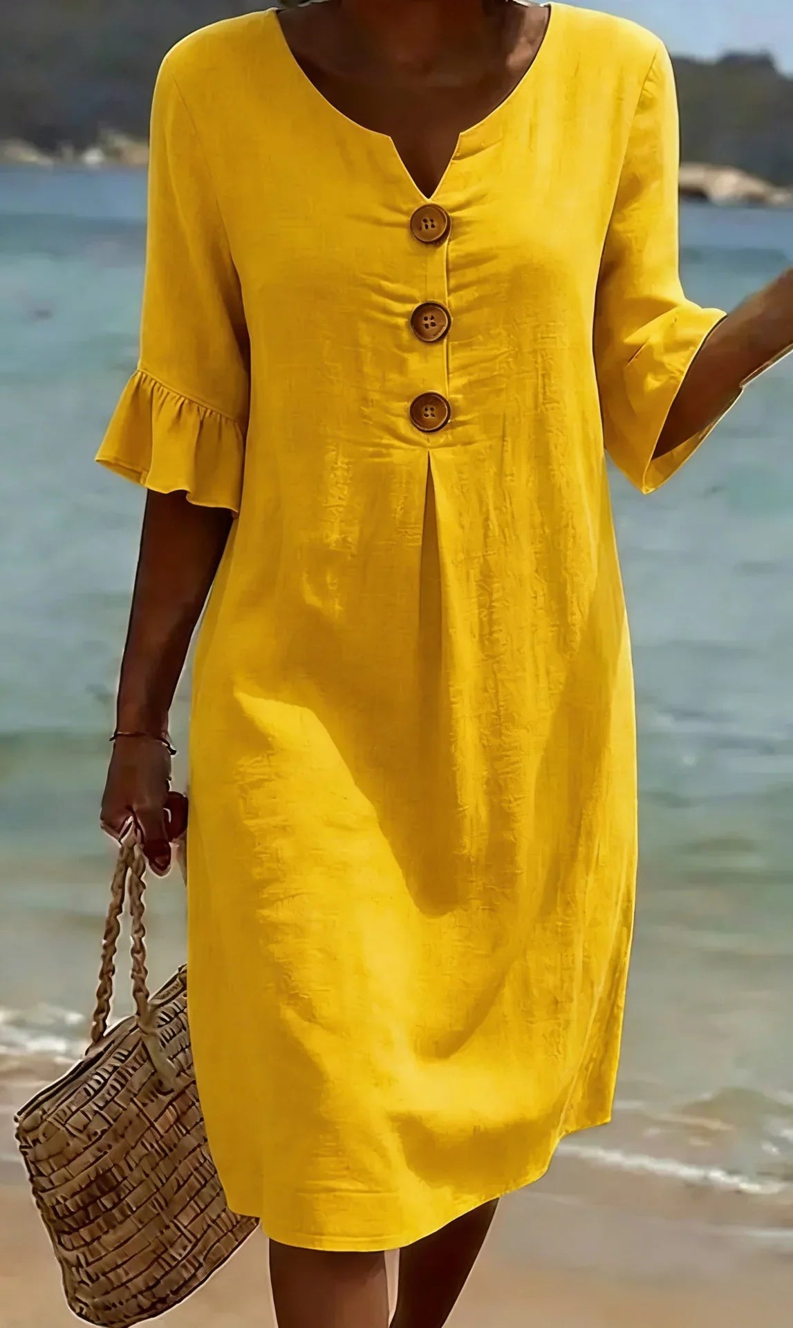 Amaia | Elegant linen dress