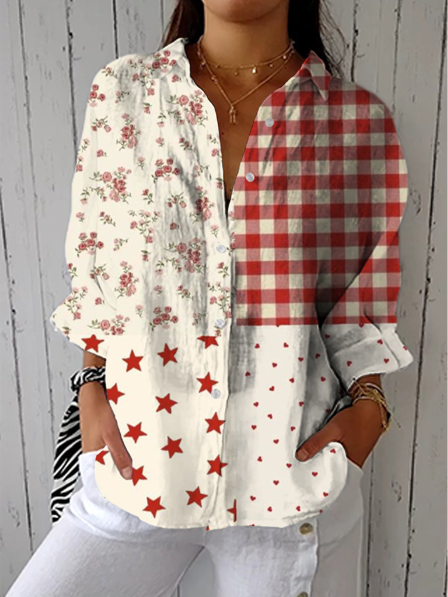 Mildura | Country Patchwork Blouse