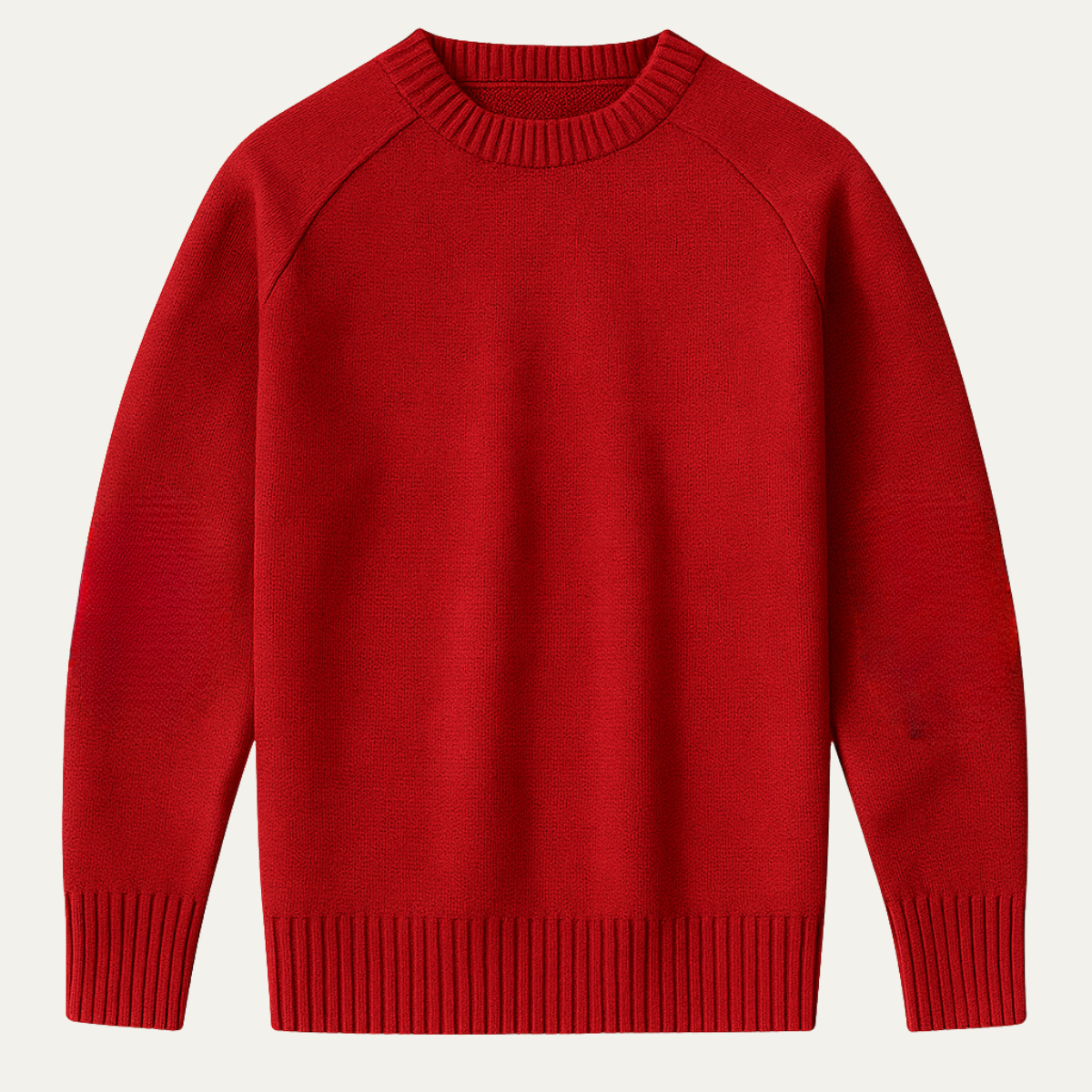 The Briarwood Men’s Oversized Knit Sweater with Elbow Patches