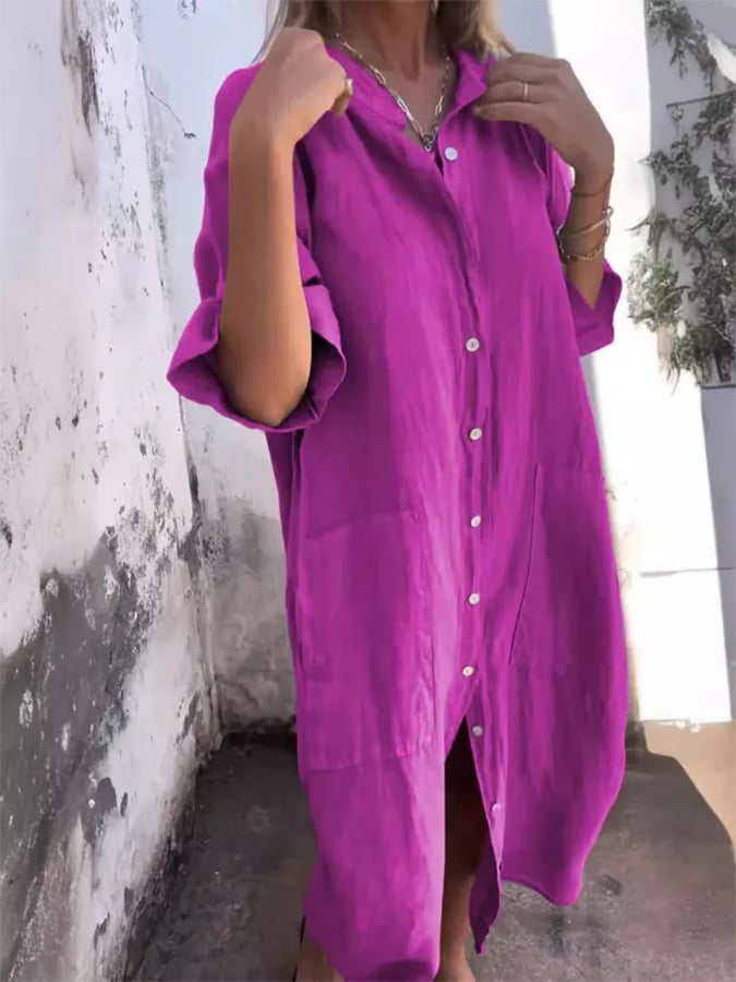 Calinda | ROBE BOUTONNÉE