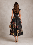 Mianna | Keyhole Pleated Satin