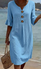 Amaia | Elegant linen dress