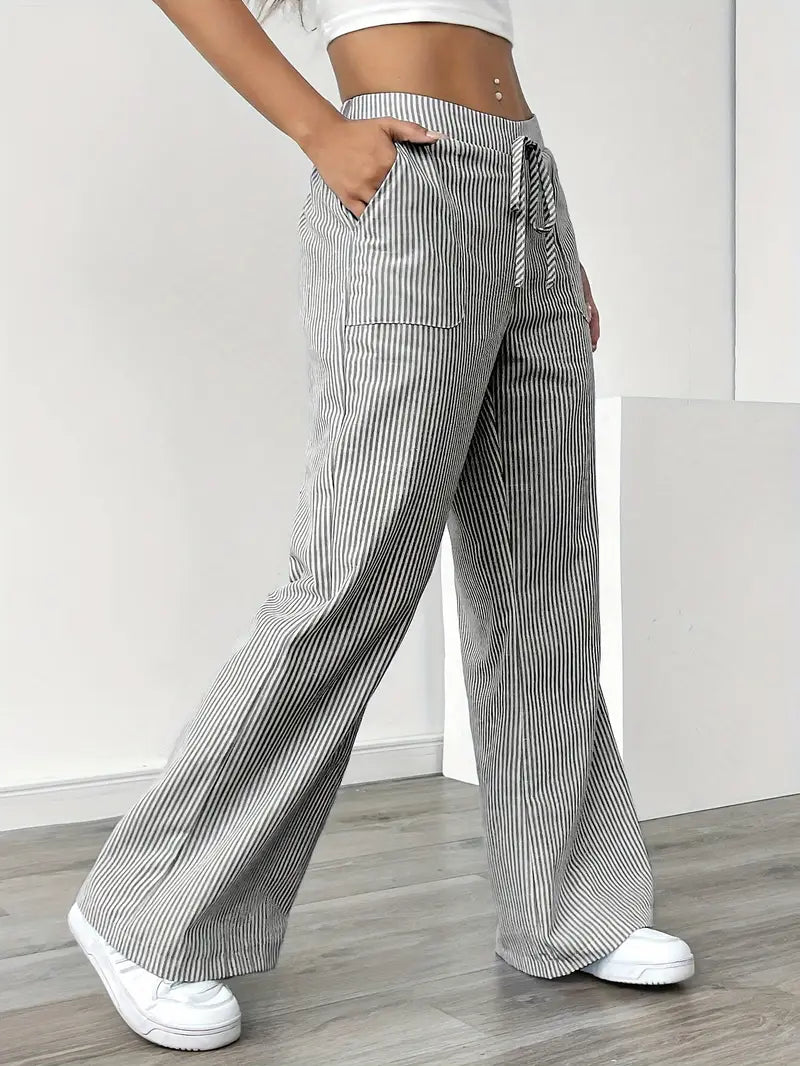 Élise | Pantalon à rayures
