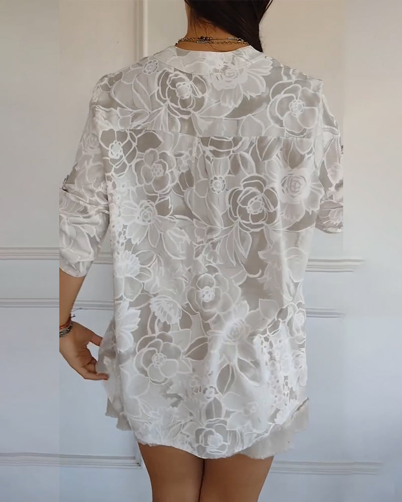 Cassie | Floral print blouse