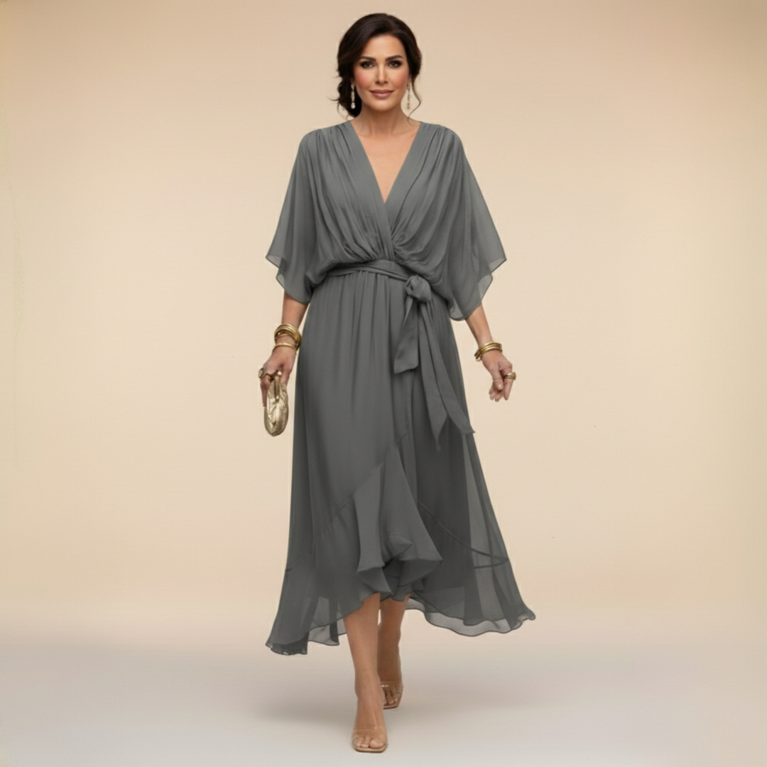 Montserrat | Robe à décolleté en V