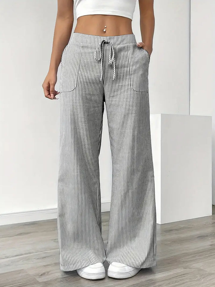 Élise | Pantalon à rayures