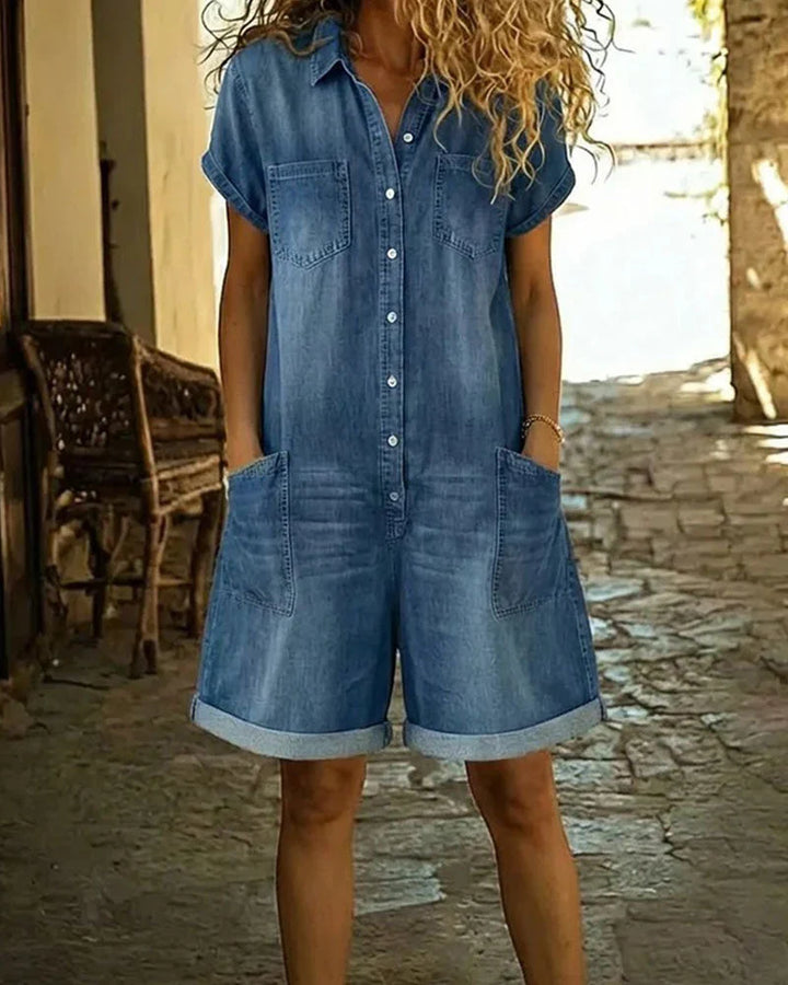 Leticia | Combishort en jean