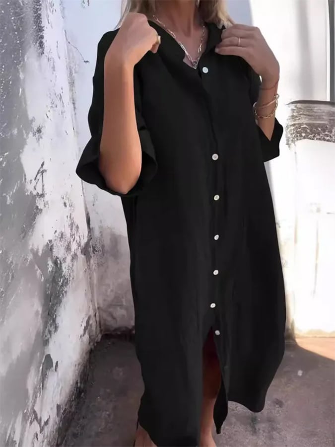 Calinda | BUTTON-UP DRESS