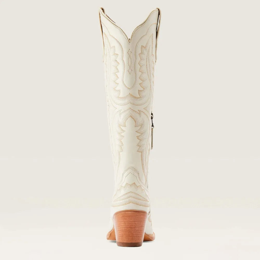 Harlow | Embroidered Cuban Heel Boots