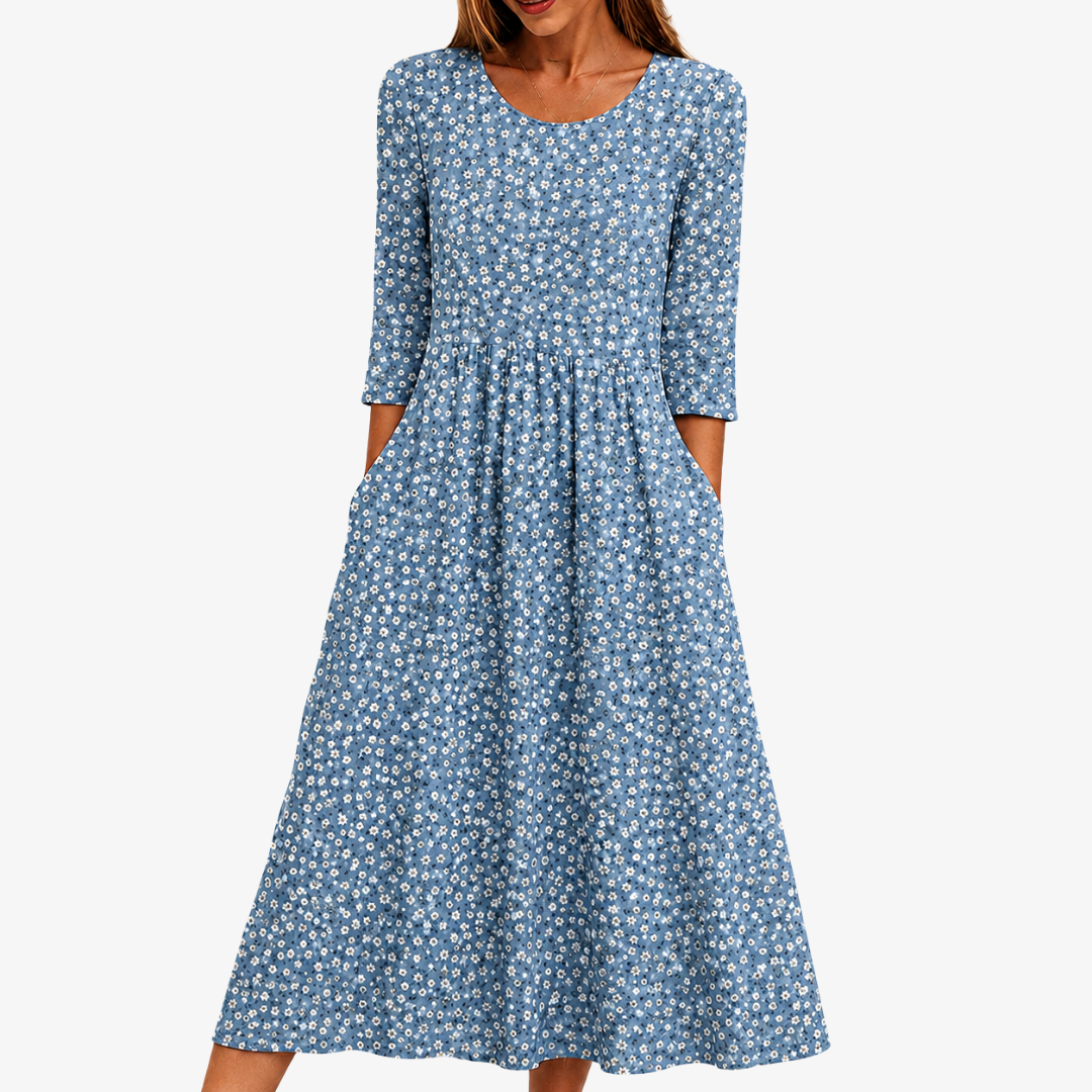 Meadow | Robe longue florale