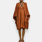 Cassienne | V-Neck Oversize Dress
