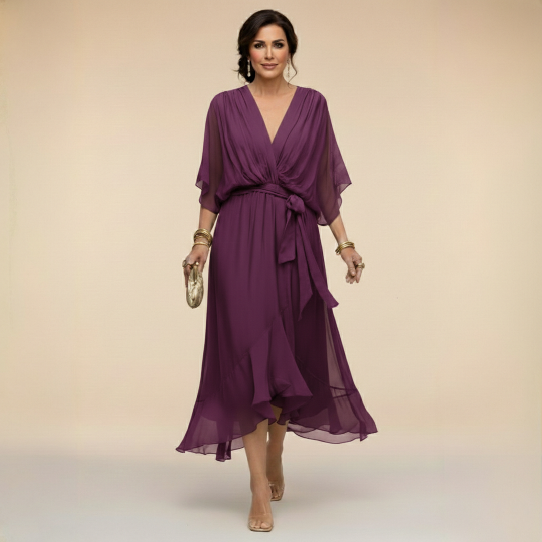 Montserrat | Robe à décolleté en V