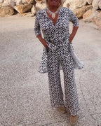 Claudia | Button-front set