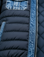 Robert | Quilted Denim Hybrid Jacket
