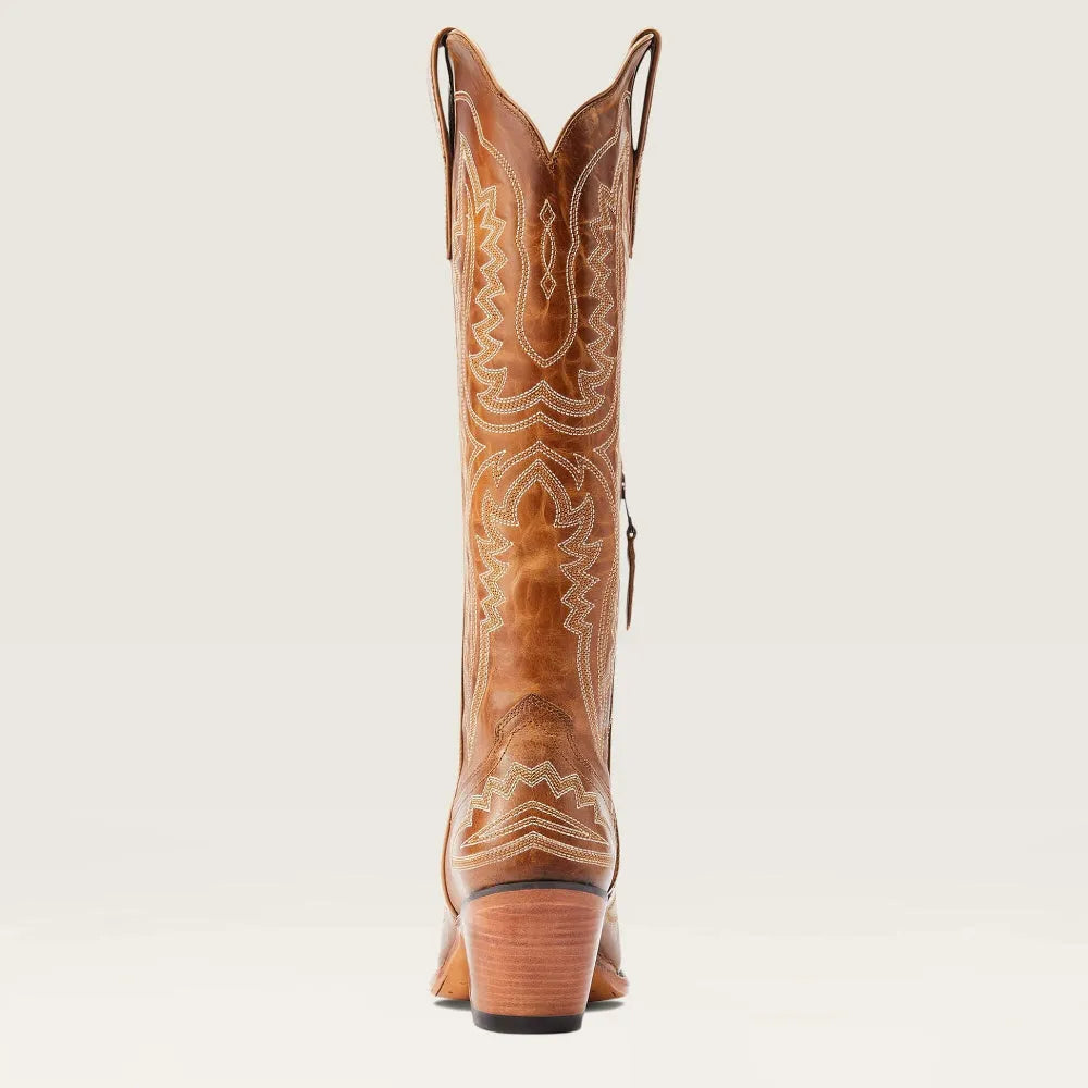 Harlow | Embroidered Cuban Heel Boots