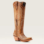 Harlow | Embroidered Cuban Heel Boots