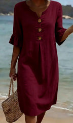 Amaia | Elegant linen dress