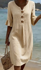 Amaia | Elegant linen dress