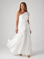 Ela | Cascading Ruffle Maxi Dress
