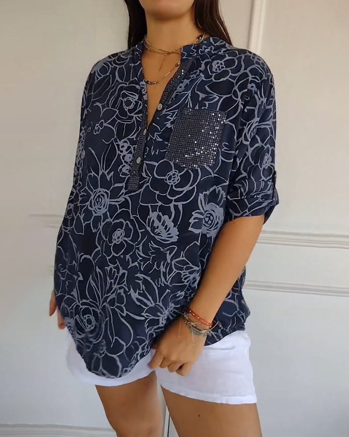 Cassie | Chemisier à imprimé floral