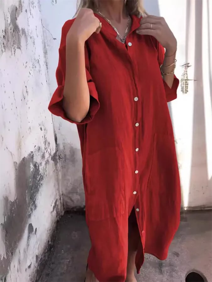 Calinda | ROBE BOUTONNÉE