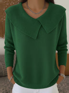 Sunnora | Warm Sweater with Soft Collar