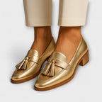 Ainsley | Golden Sneakers
