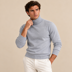 The Banbury Men's Classic Turtleneck Knit Sweater