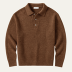 The Cedarfield Men's Trendy Soft Knit Polo Sweater