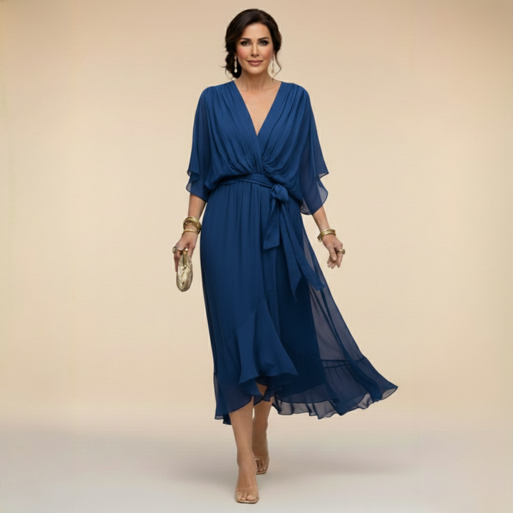 Montserrat | Robe à décolleté en V