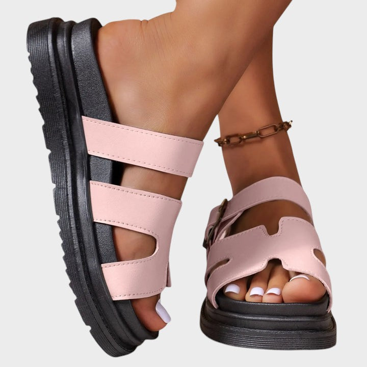 Elvanna | Sandales orthopédiques avec design en H