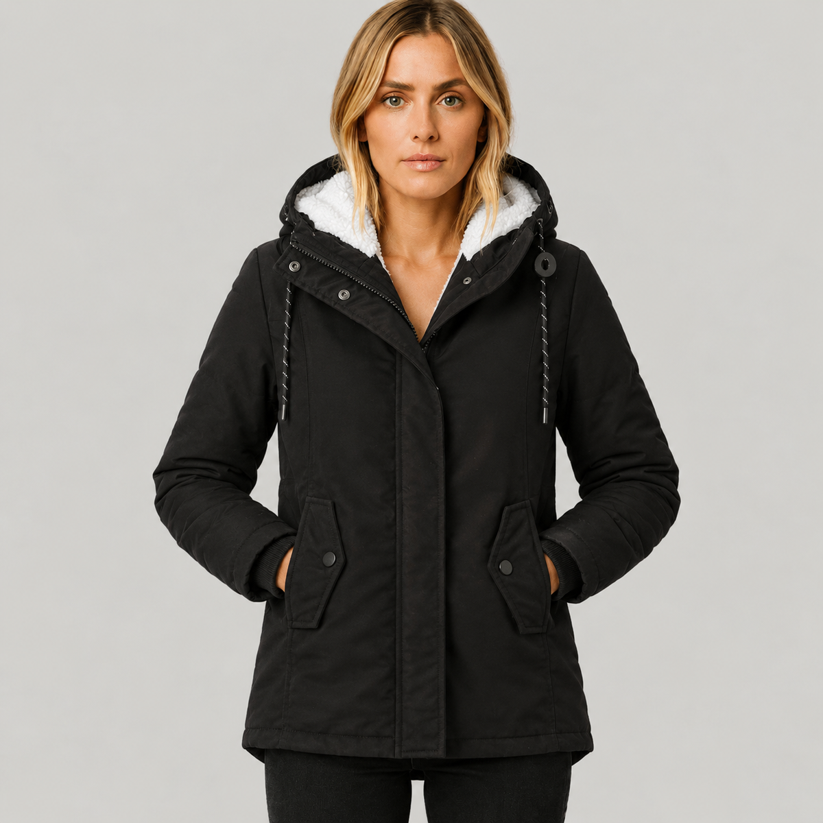 Lyra | Cozy Essential Hooded Jacket