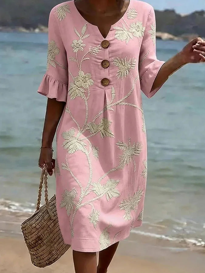 Calerina | Robe imprimée florale