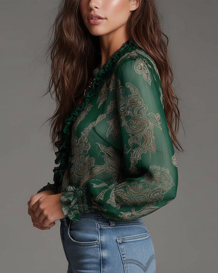 Nuvia | Blouse rétro