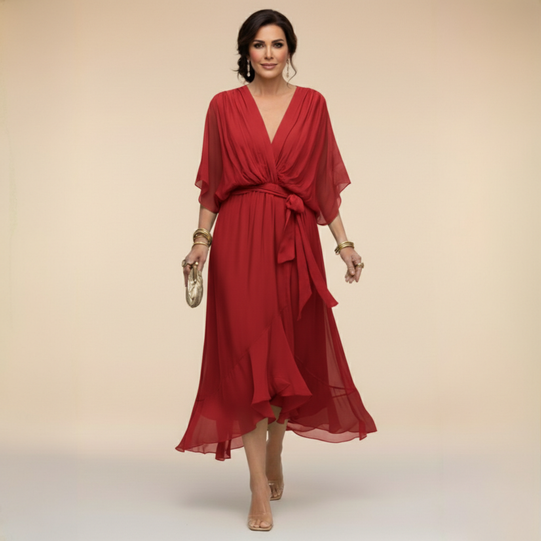 Montserrat | Robe à décolleté en V