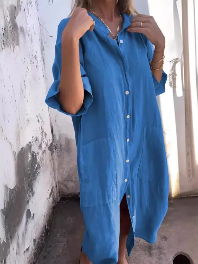 Calinda | ROBE BOUTONNÉE