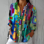 Freja | Abstract Blouse