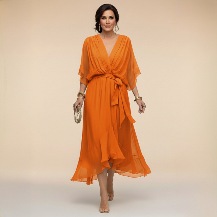 Montserrat | Robe à décolleté en V