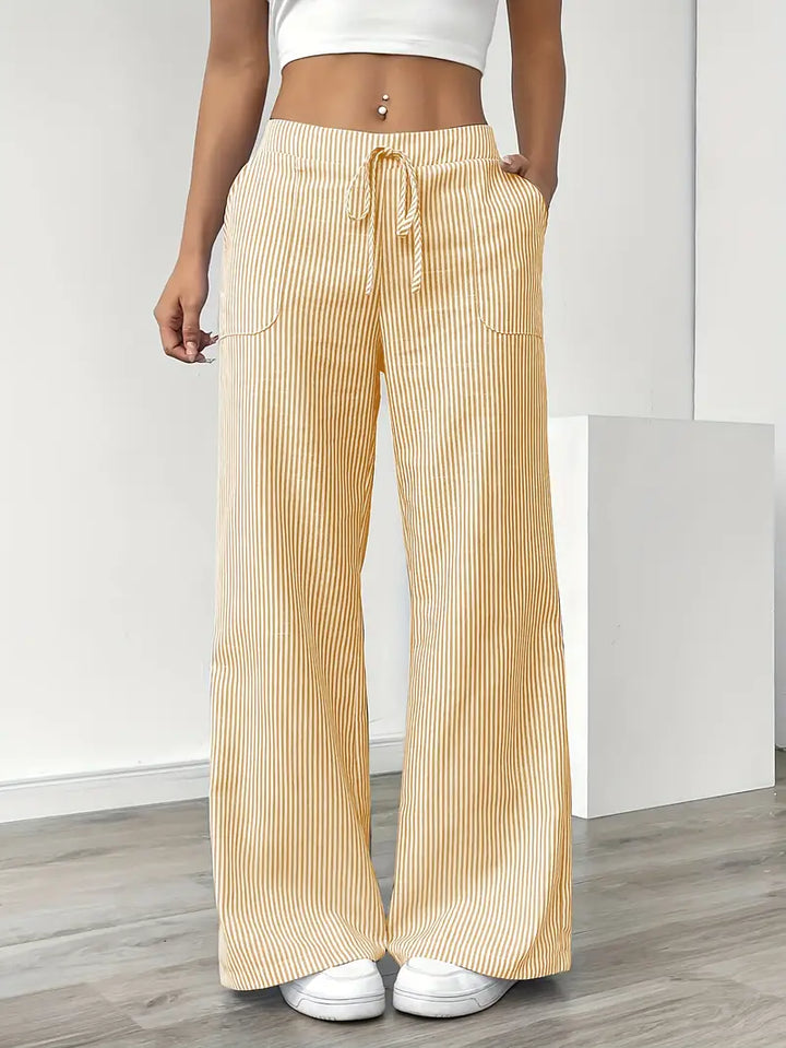 Élise | Pantalon à rayures