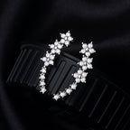 Timeless flower-shaped earrings