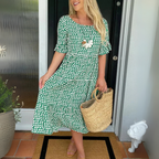 Solene | Robe midi décontractée