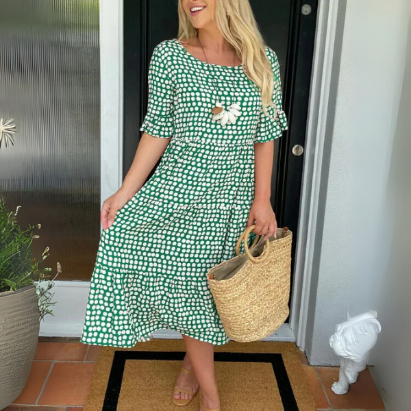 Solene | Robe midi décontractée