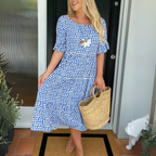 Solene | Robe midi décontractée