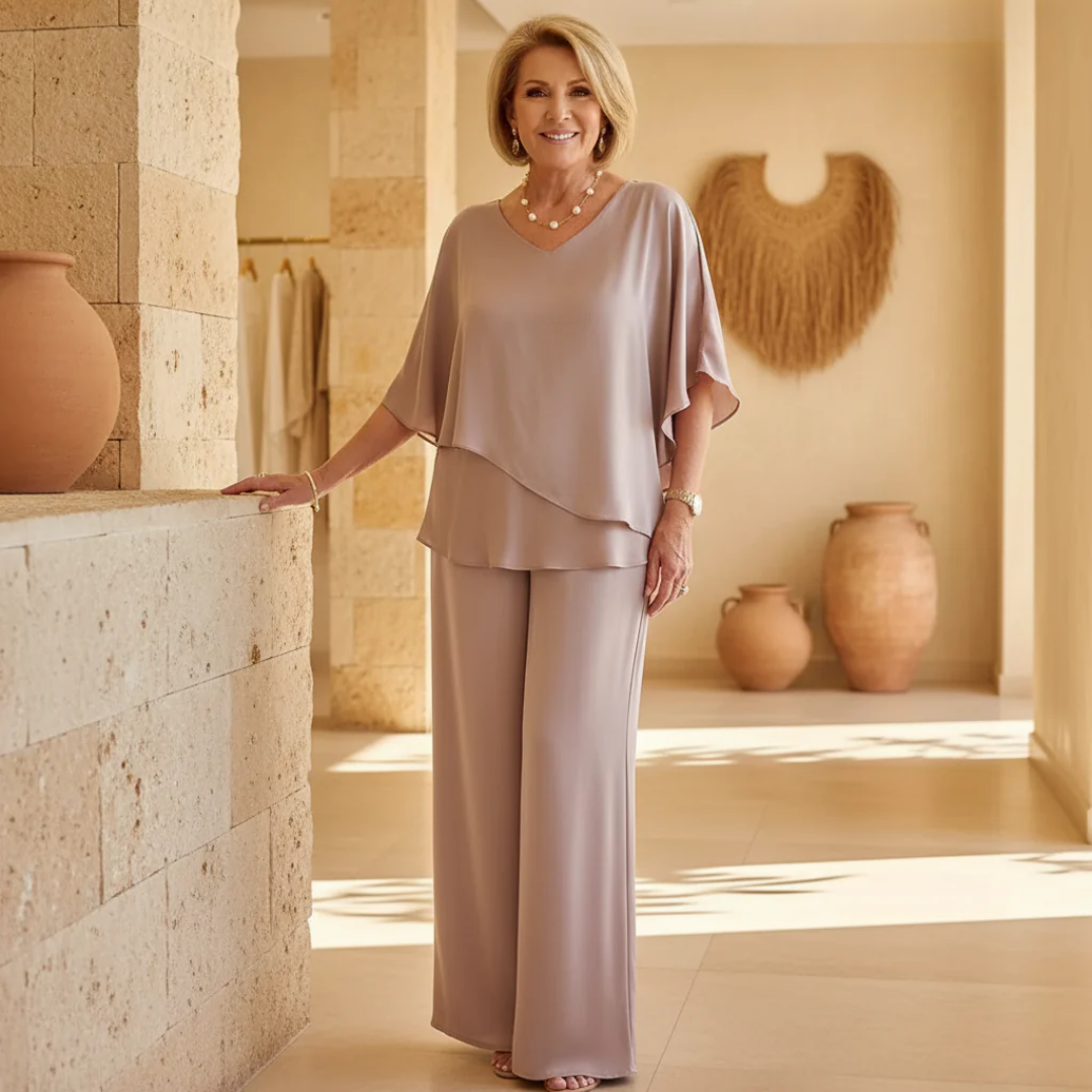 Martha | Ensemble deux pièces pantalon large