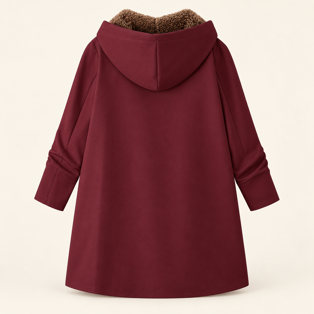 Adelyn | Cozy Sherpa-Lined Hooded Coat
