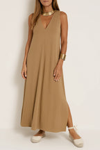 Emma | Elegant long dress + matching cardigan FREE