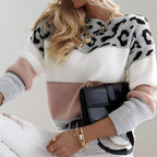 Camilla | Casual Sweater with Leopard Pattern